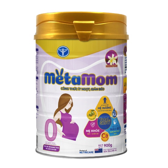 Lon Sữa Bột Dinh Dưỡng Metamom Nutricare 900gr Cung Cấp Đầy Đủ Dinh Dưỡng Cho Bà Bầu Và Mẹ Sau Sinh
