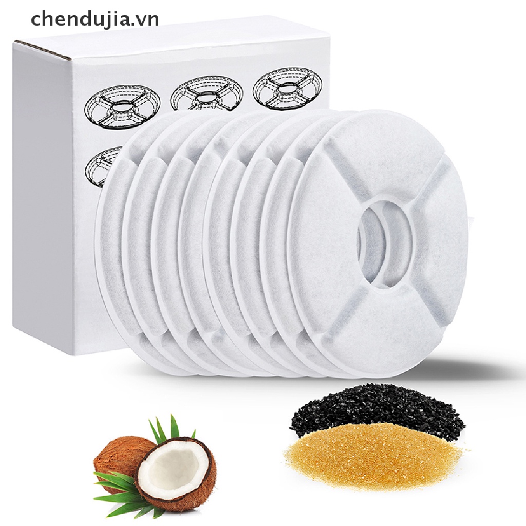 1 / 4 Miếng Lọc carbon Thay Thế Cho Máy Uống Nước Cho Mèo DUJIA