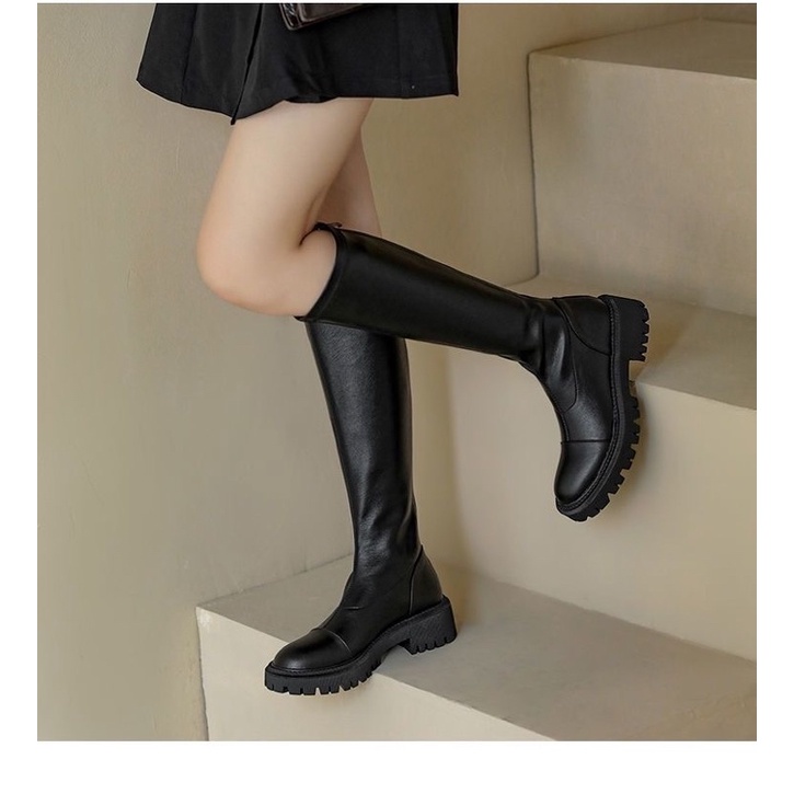 Boot đùi nữ da cao cấp phong cách Hàn Quốc| M1