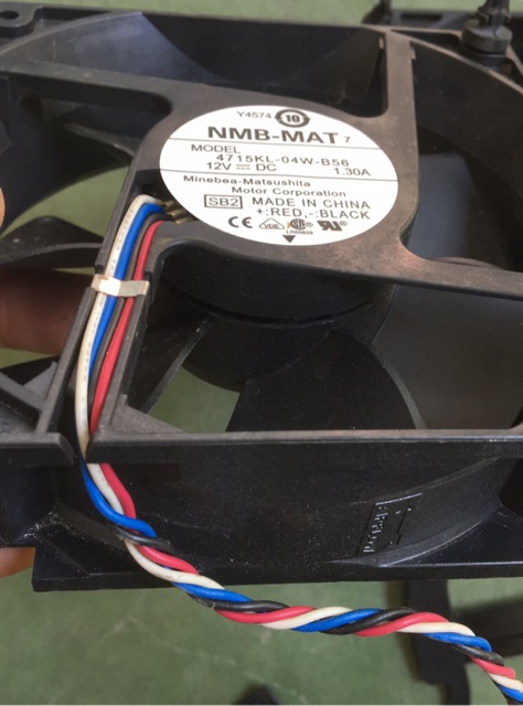 Quạt server NMB, Nidec,delta,foxcom 12v 1.3A -16A , vuông 12cm siêu khoẻ