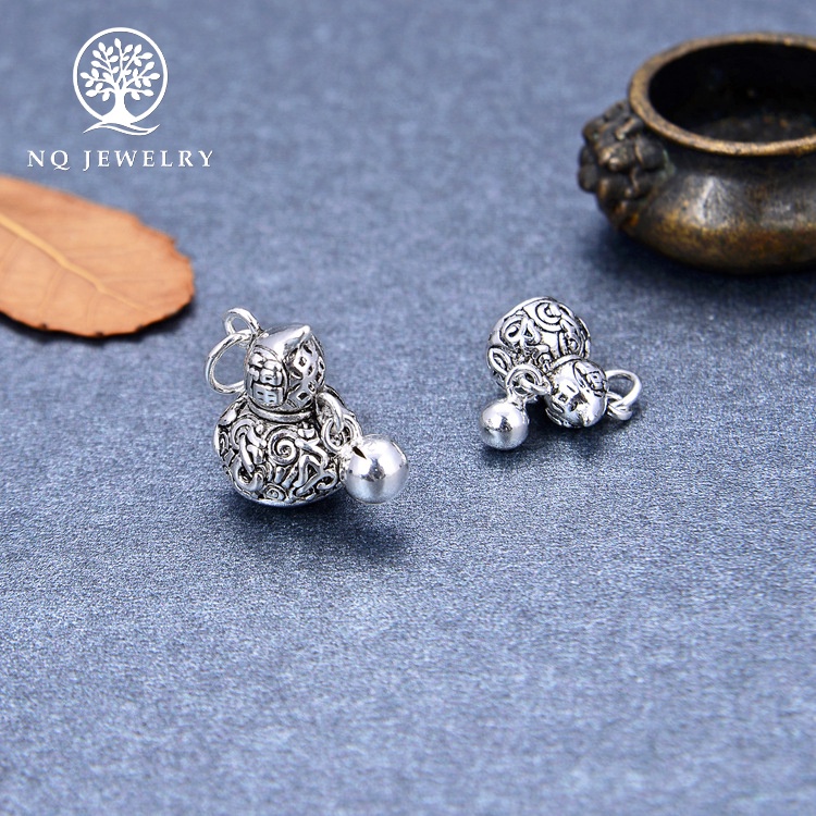 Charm bạc hồ lô treo - NQ Jewelry