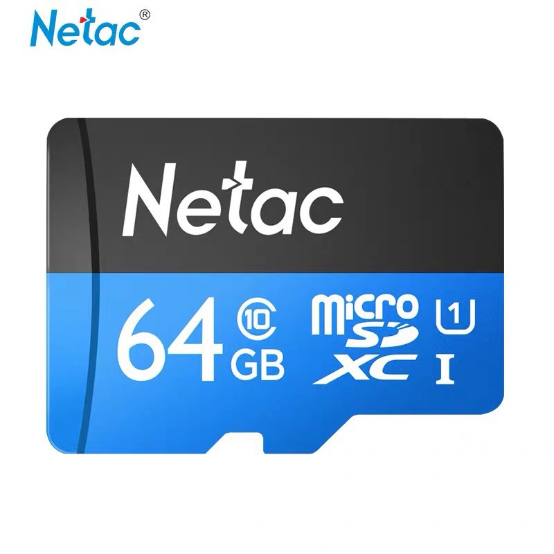 Thẻ Nhớ Netac 64Gb Class 10 Chuyên Camera Và Điện Thoại Dung Lượng Thật Class 10 80Mb/S - Bảo Hành 12 Tháng