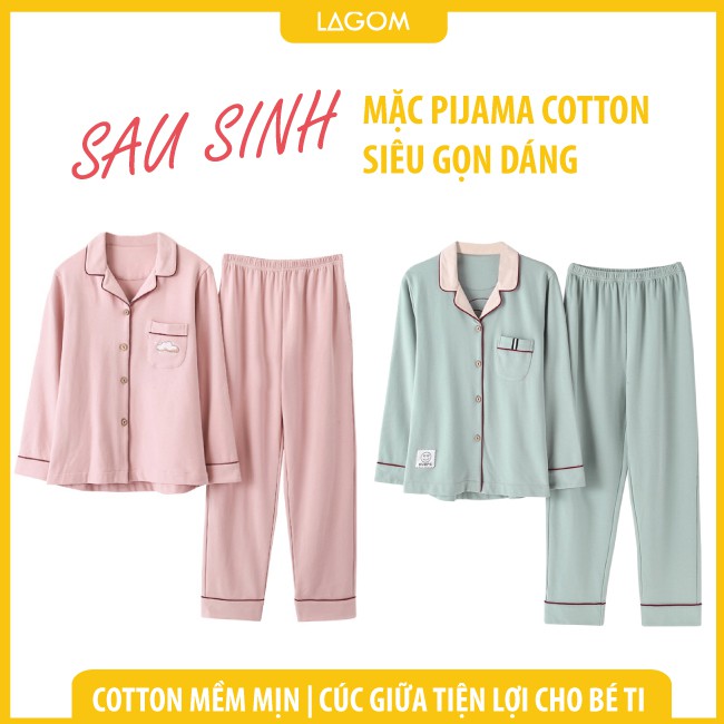 [50 Mẫu] Đồ Bộ Sau Sinh Cotton 100% Cao Cấp (Video + Ảnh Thật)