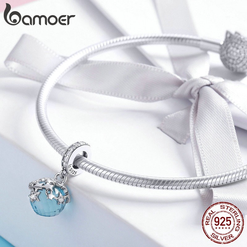 Charm Trang Sức Bamoer Hình Ngôi Sao Bằng Bạc 925