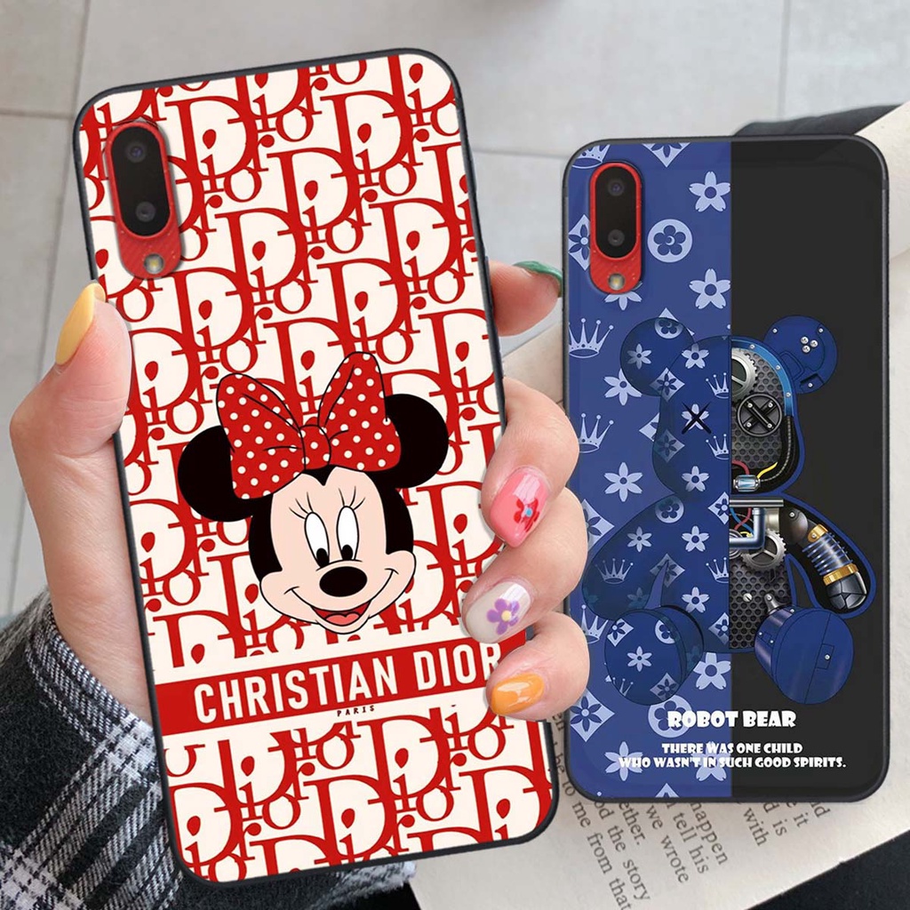 Ốp lưng Samsung  A02 hình thương hiệu, thời trang, cute, đáng yêu