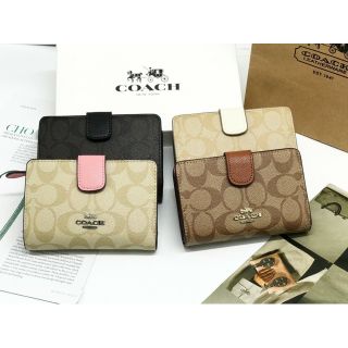 😍VÍ COACH NẮP GÀI MINI CHUẨN HÃNG😍