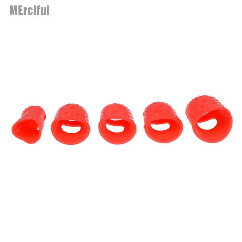 Set 5 Bọc Ngón Tay Silicone Bảo Vệ Khi Chơi Đàn Guitar