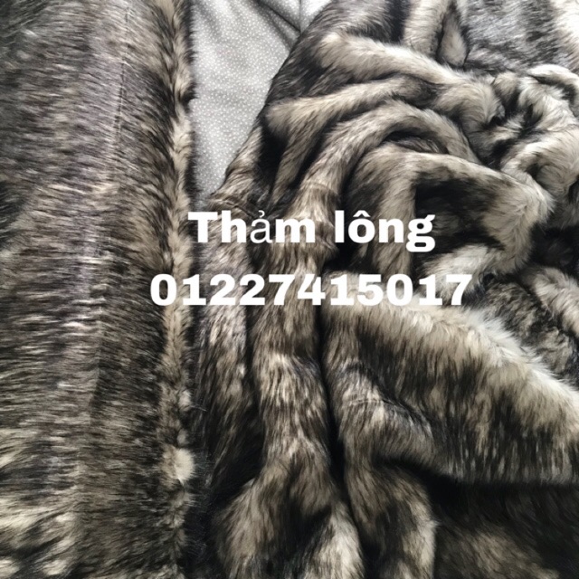 Thảm lông chụp ảnh - xám chuột