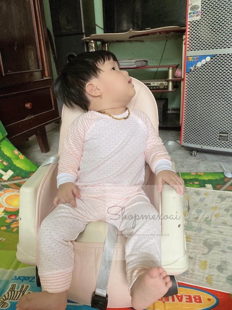 [XẢ KHO] Bộ cài vai cotton 2 lớp Lullaby