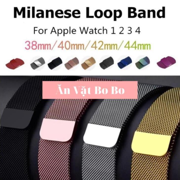 Dây Đeo Thép Không Gỉ Millance Cho Apple Watch Series 1/2/3/4/5/6/SE T500/W26/W46