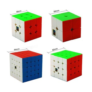 Bộ 4 Rubik MAGIC CUBE: 2x2x2, 3x3x3, 4x4x4, 5x5x5 – Hàng Cao cấp, Xoay trơn, Cực bền