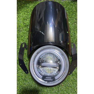 Kính chắn gió cafe racer