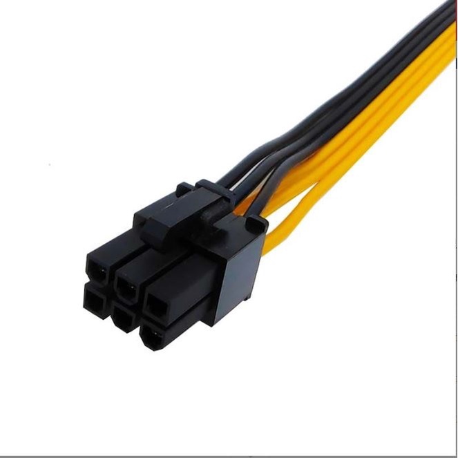 Cáp chuyển nguồn 6 pin male to 8 pin male dài 30cm