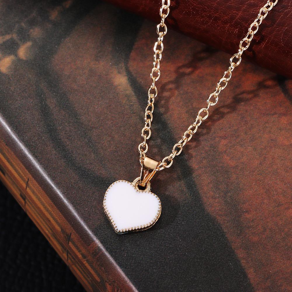 Vòng Cổ Choker Bằng Hợp Kim Mặt Hình Trái Tim Thời Trang Cho Nữ