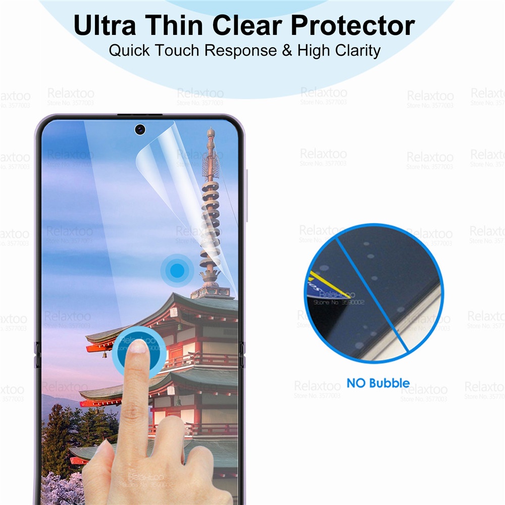 3to1 Hydrogel Film For Samsung Galaxy Z Flip3 Camera Back Front Protective Film Z Flip 3 ZFlip3 ZFlip Screen Protector