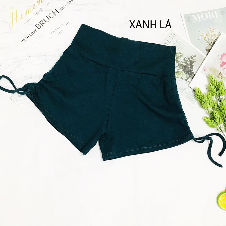 Quần đùi nữ từ 40-52kg - quần sọt short nữ thun gân rút dây - QNU42 | BigBuy360 - bigbuy360.vn