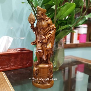 Tượng Tế công bằng gỗ thơm (cao 30 ngang 10 sâu 9 cm)