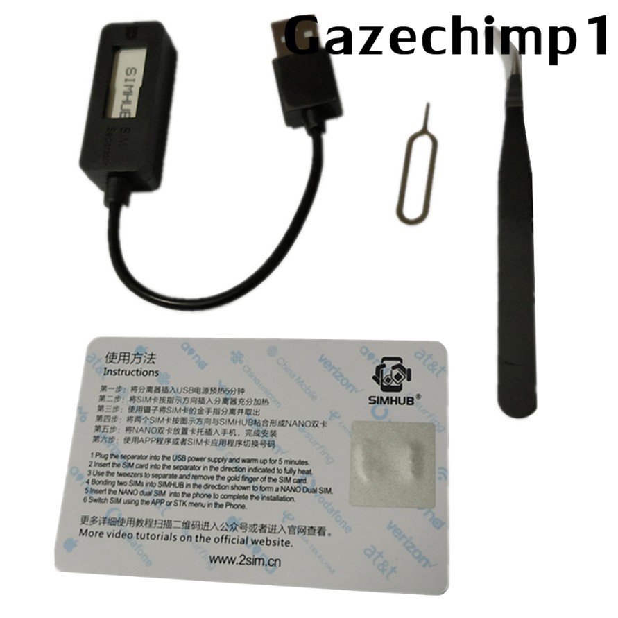 Đầu Nối Dài Sim Điện Thoại Gazechimp1) Cho Iphone 5 / 6 / 7plus / 8 / Xs