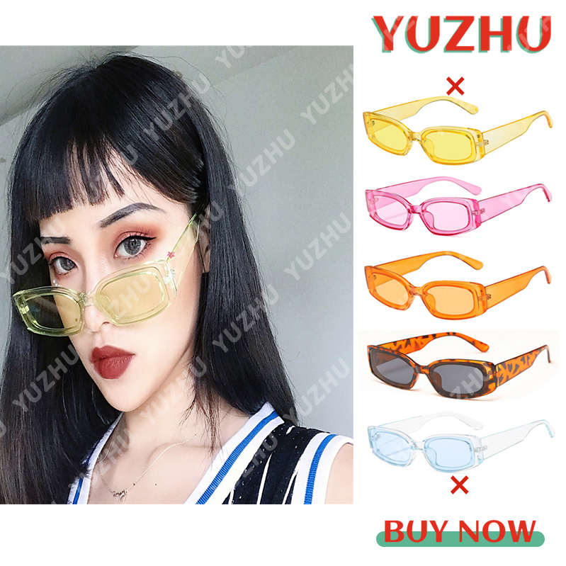 Kính Mát Hình Chữ Nhật Nhiều Màu Sắc Thời Trang Cho Nữ