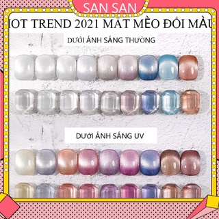 Sơn mắt mèo kim cương biến quang hot trend năm 2021