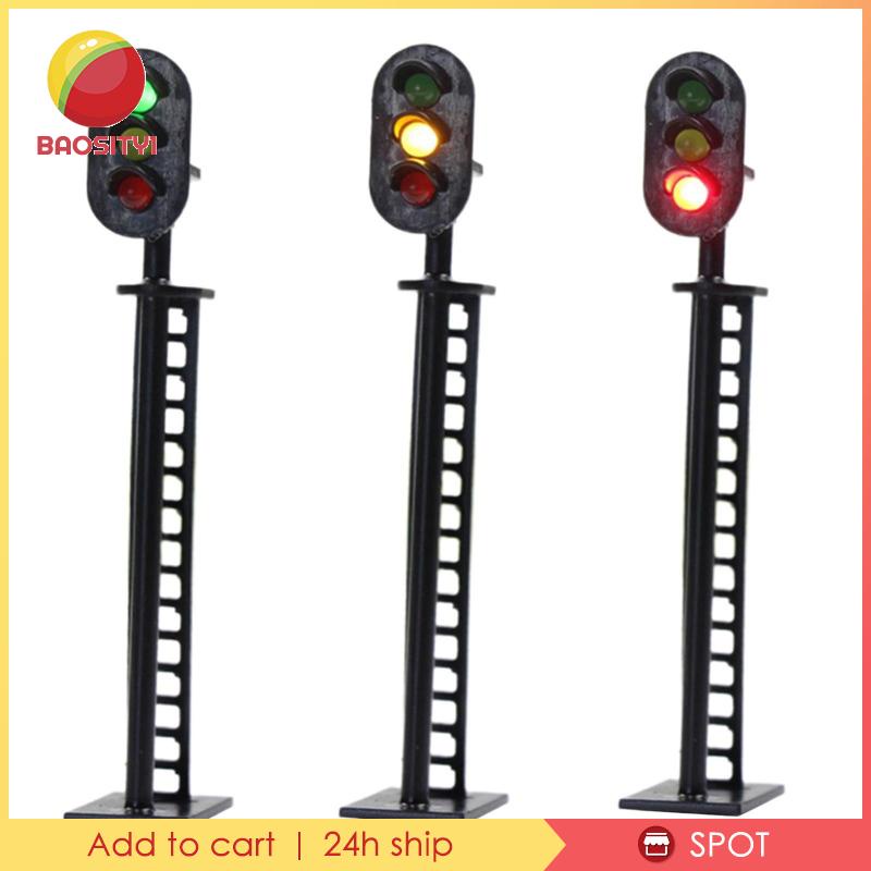 Đồ trang trí đèn giao thông tỉ lệ 1:87 trang trí tiểu cảnh