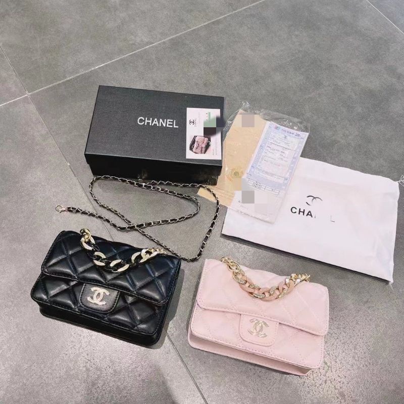 ✨ Túi Nữ Chà-Neo Woc Mini Xích Phối Màu - Túi Đeo Chéo