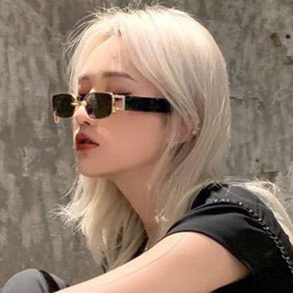 Kính Mát Gọng Vuông Chống Tia UV400 Thời Trang Hàn Quốc