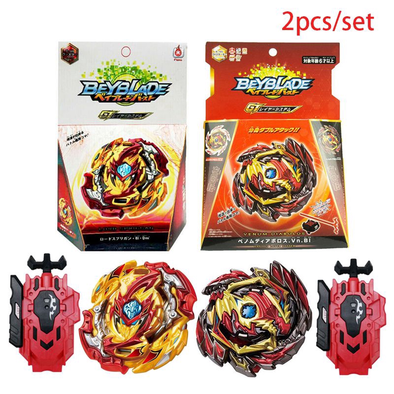 Set 2 Con Quay Đồ Chơi Beyblade Burst B-145 Dx Venom Diaoolos + B-149