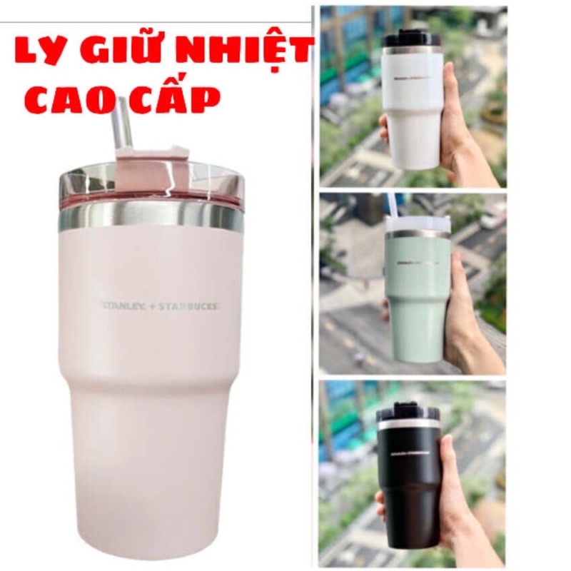 Ly Starbucks Stanley giữ nhiệt kèm ống hút | bình giữ nhiệt cao cấp| Inox 304 an toàn sức khoẻ| lalashop91