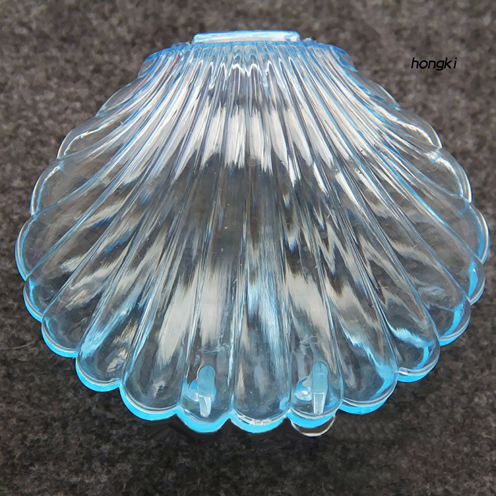 Hộp Đựng Trang Sức Hình Vỏ Sò Trong Suốt