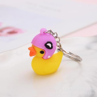 Móc khoá vịt đội mũ