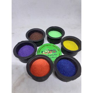 100g Cát Màu Trang Trí Tiểu Cảnh, Chậu Cây, Terrarium, Hồ Cát, Tô Màu, Màu Tuy Chọn