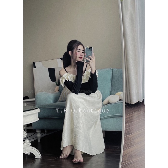 VÁY BÈO VAI TIỂU THƯ