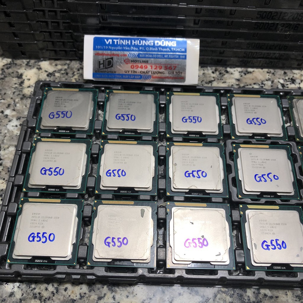 CPU socket 1155, G530, g540, g550, G630, g640, g650, G840, G850, g860, G1610, G1620, G1630, G2010, G2020, G2030, G2130 9