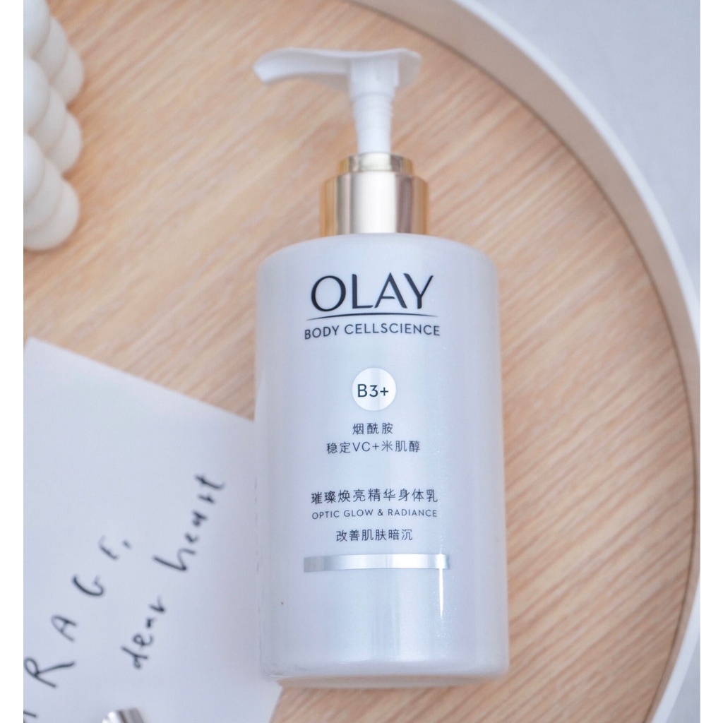 Sữa dưỡng thể dưỡng trắng da OLAY BODY Cellscience B3 + Retinol body lotion