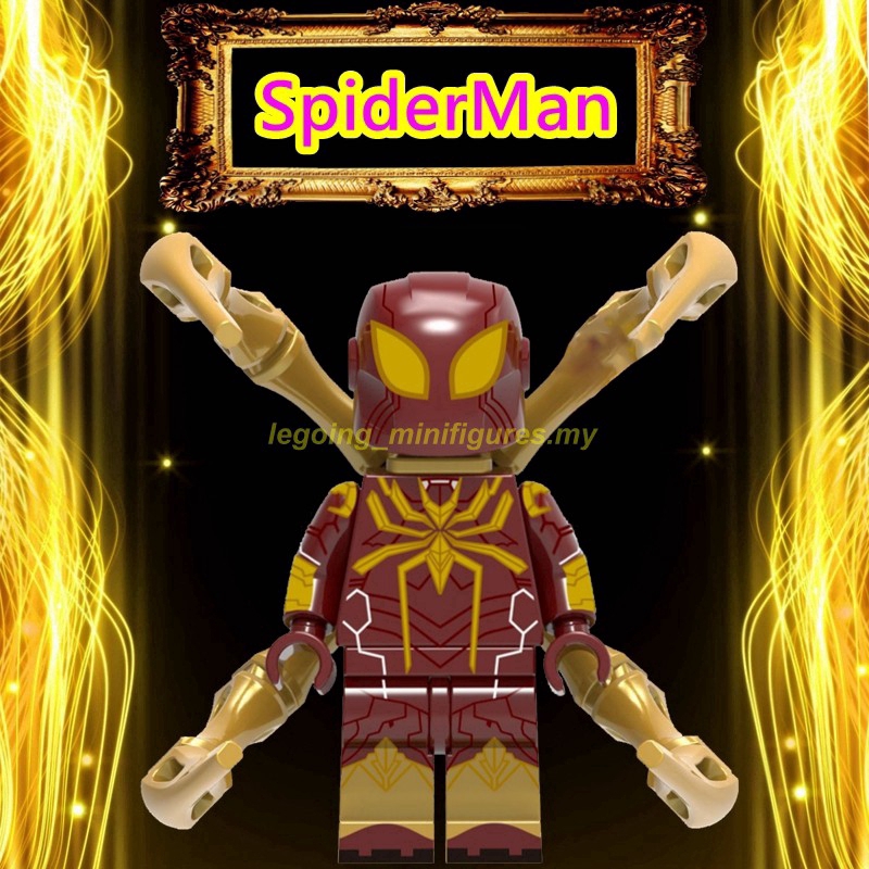 Đồ chơi Lego mini hình Spiderman Mysterio Marvel sành điệu