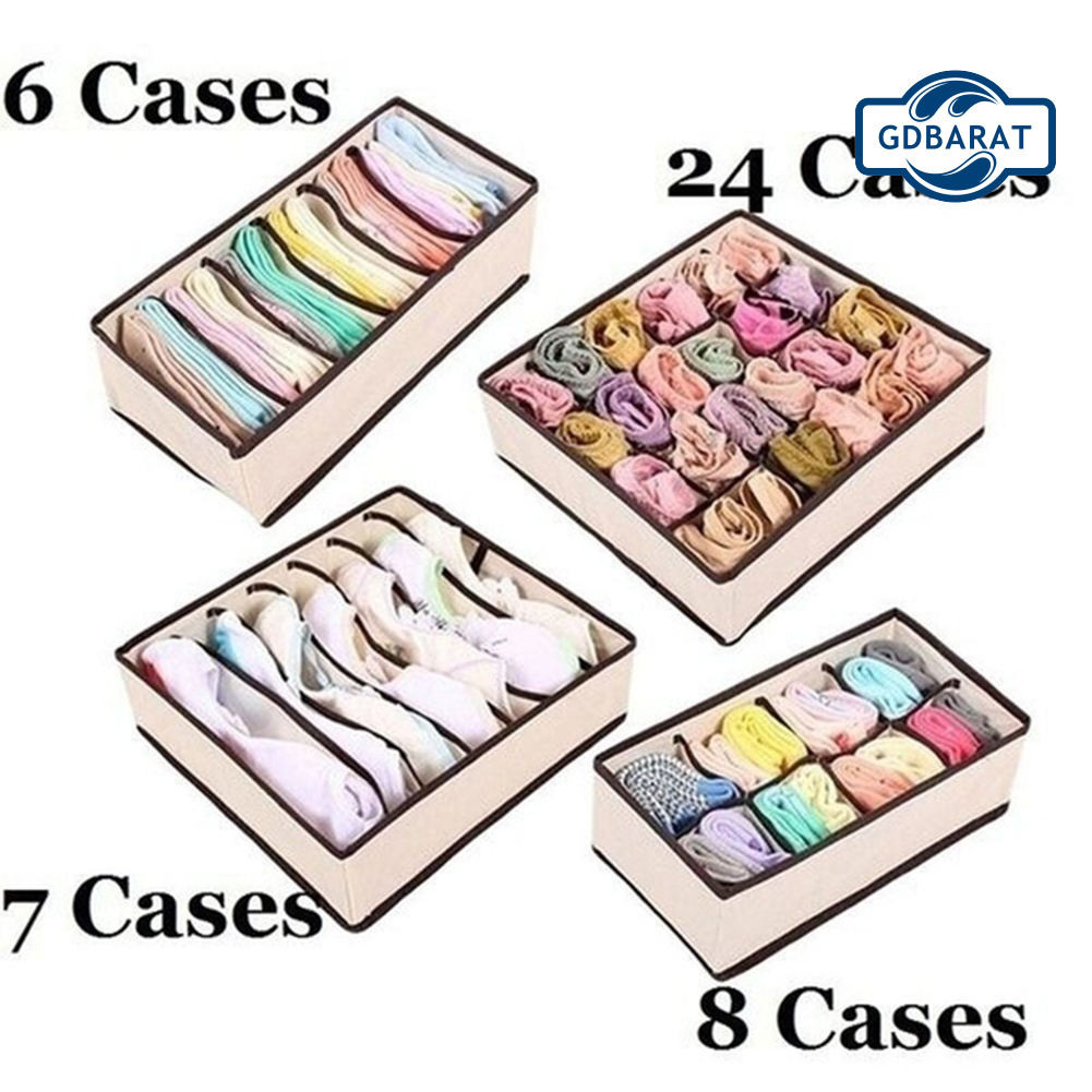Hộp Đựng Vớ / Đồ Lót 6 / 7 / 8 / 24 Ngăn Tiện Lợi
