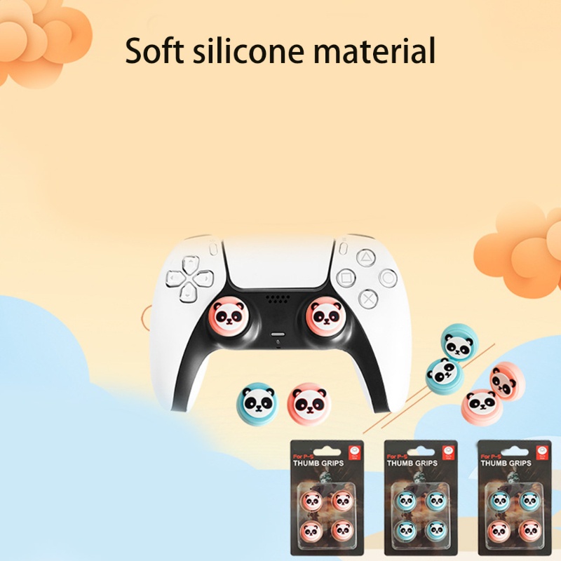 Set 4 Vỏ Bọc Bảo Vệ Nút Bấm Điều Khiển Chơi Game zzz Bằng Silicon