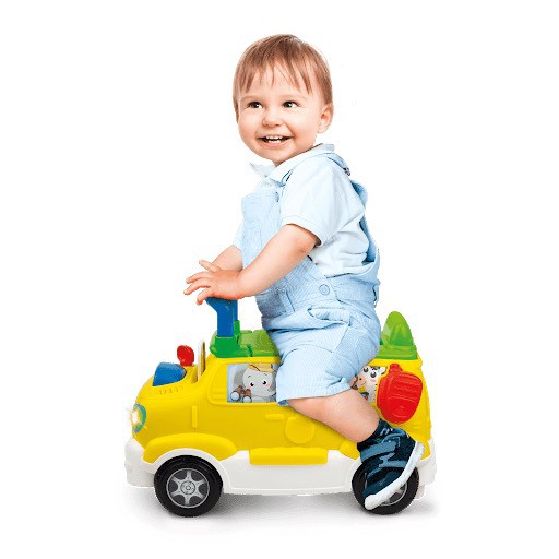 XE TẢI CHÒI CHÂN KÈM BỘ SƯU TẬP ĐỘNG VẬT HOANG DÃ CÓ NHẠC WINFUN