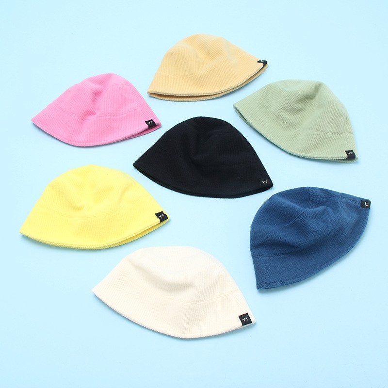 Nón vành cotton dày thời trang thu đông cho bé 3-5 tuổi