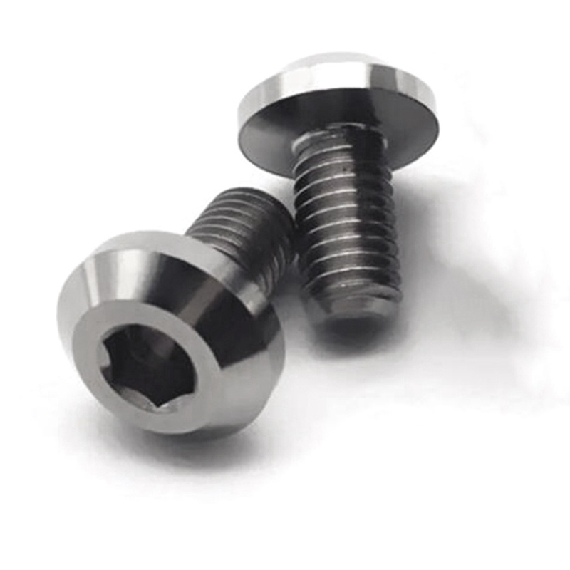 Set 4 Ốc Vít M6 Titan Đầu Lục Giác M6X15mm Cố Định Phanh Đĩa Xe Đạp/Xe Máy
