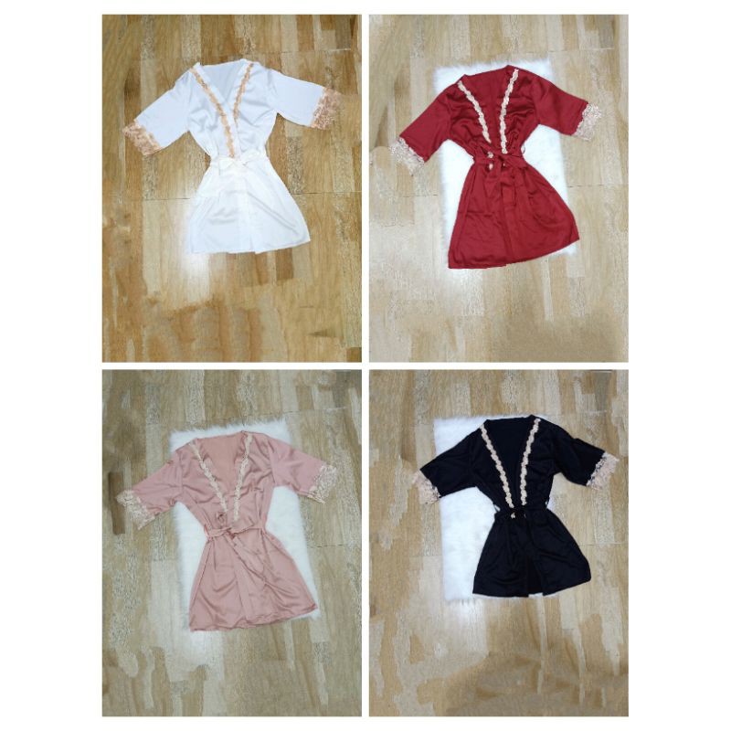 Áo choàng ngủ kèm đai lưng | BigBuy360 - bigbuy360.vn