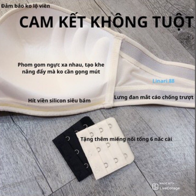 CAM KẾT KHÔNG RỚT áo lót đi tiệc cup ngang AN14
