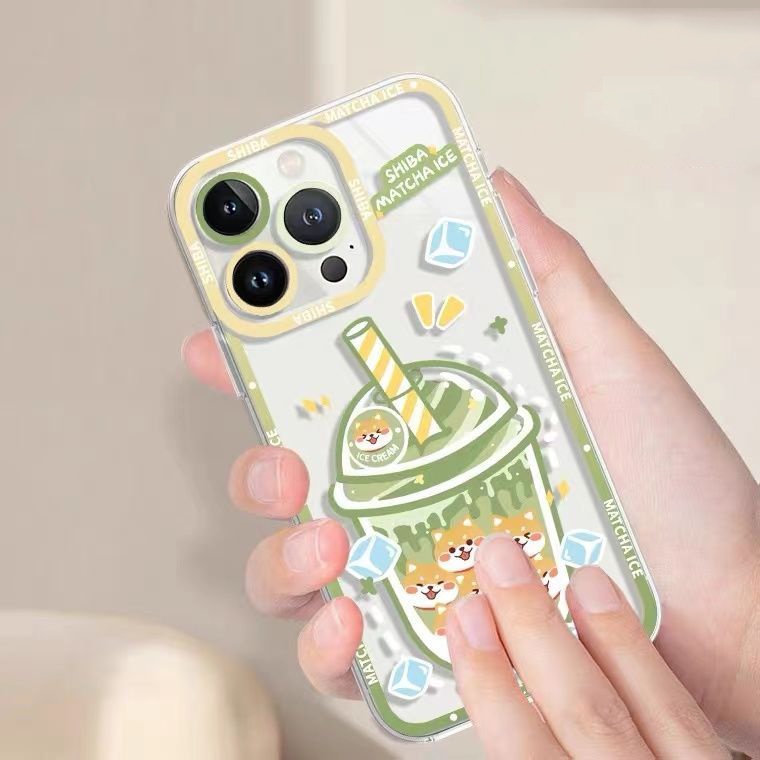 Ốp Điện Thoại Silicon TPU Mềm Trong Suốt Họa Tiết Dễ Thương Cho IPhone 14 13 12 11 Pro X XR XS Max SE 6 6S 7 8 Plus