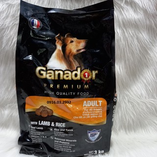 Thức ăn cho chó trưởng thành Ganador 3kg