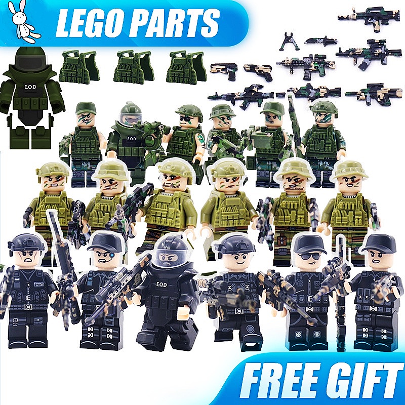 【FUNSLANE】Bộ Đồ Chơi Lắp Ráp Lego Quân Đội Chất Lượng Cao