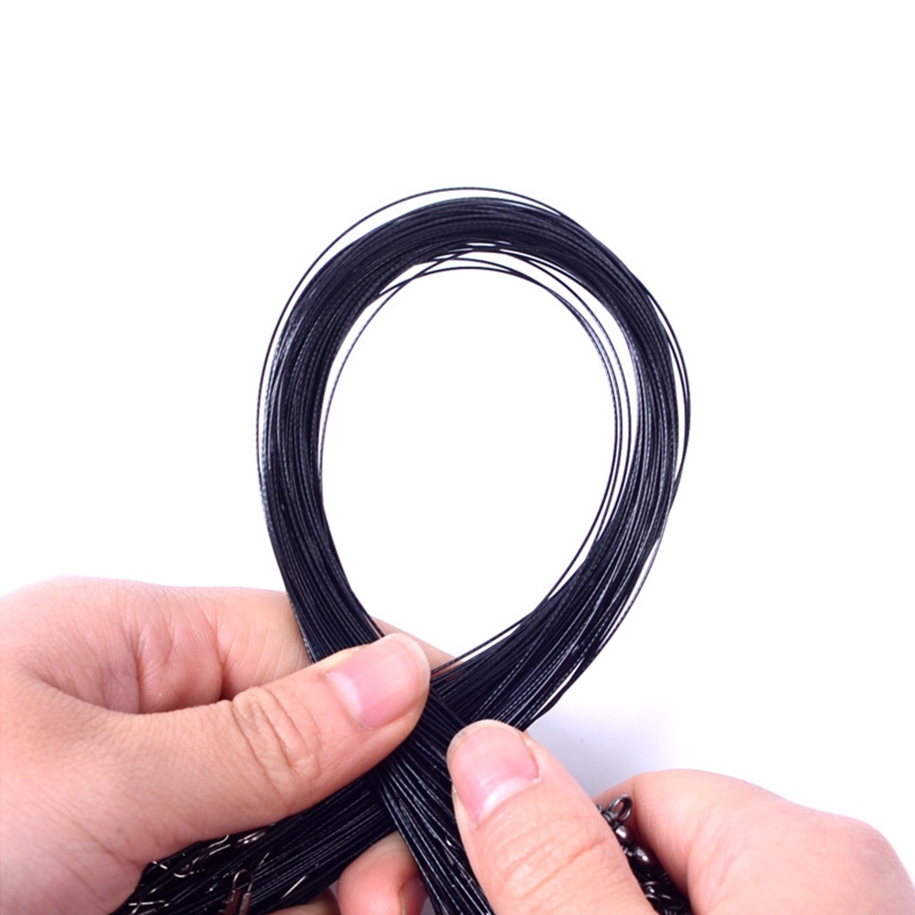 Set 20 Dây Móc Câu Cá Bằng Thép Không Gỉ Chống Cắn