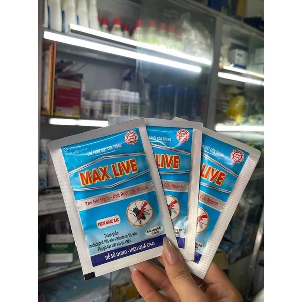 Siêu diệt ruồi MAX LIVE 15gam/ gói