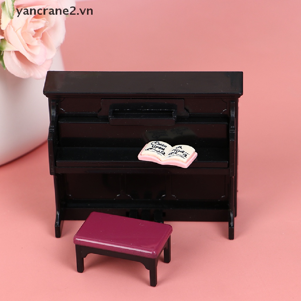 Đàn Piano Nhựa Tỉ Lệ 1 / 12 Trang Trí Nhà Búp Bê {yancrane2.vn}