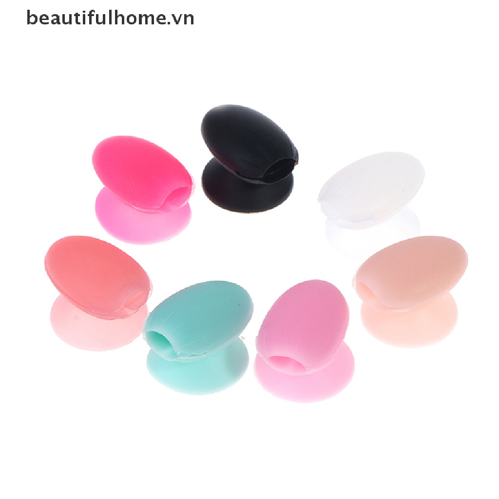 Bộ 5 Vỏ Bọc Silicone Bảo Vệ Cọ Trang Điểm Môi